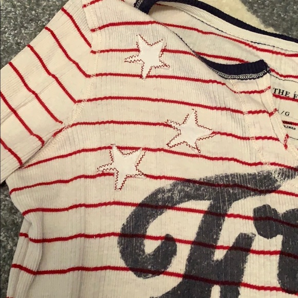 EUC Sz L Free People Free Wheelin 3/4 sleeve top - Picture 5 of 5